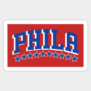 Sixers - Phila (Blue and White) Sticker